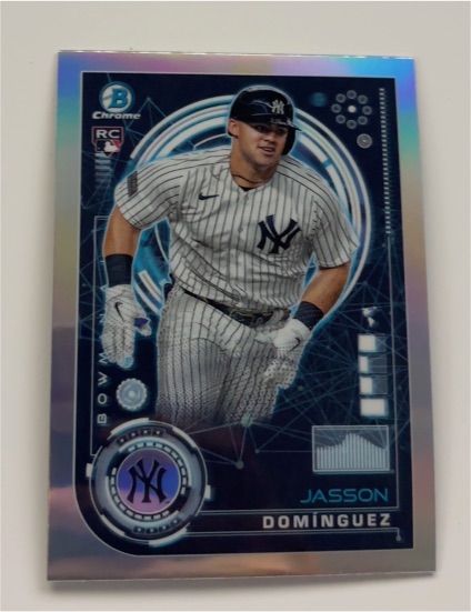 2024 Bowman Chrome #BAI-8 Jasson Dominguez — front