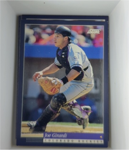 1993 Score Joe Girardi Colorado Rockies — front