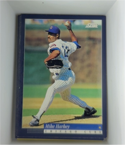 1994 Score #610 Mike Harkey — front