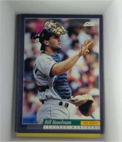 1994 Score #189 Bill Haselman — front
