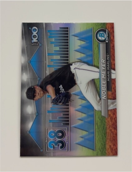 2024 Bowman Chrome Top 100 #BTP-38 Noble Meyer — front