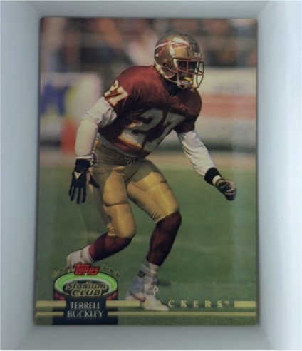 1992 Topps Stadium Club #493 Terrell Buckley — front