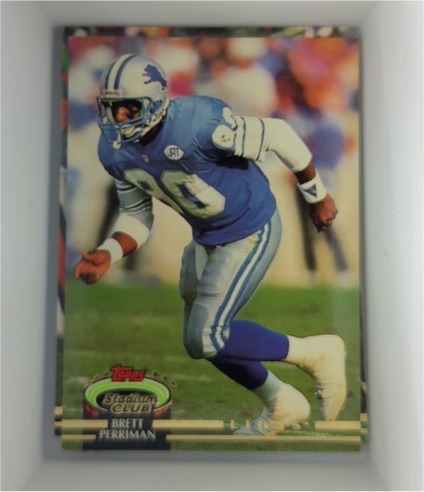 1992 Topps Stadium Club Brett Perriman — front
