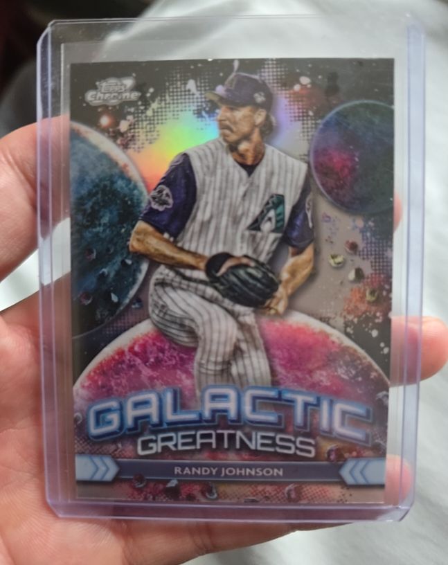 2024 Topps Chrome Cosmic #GG-12 Randy Johnson Galactic Greatness — front