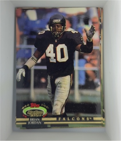 1991 Topps Stadium Club #519 Brian Jordan — front