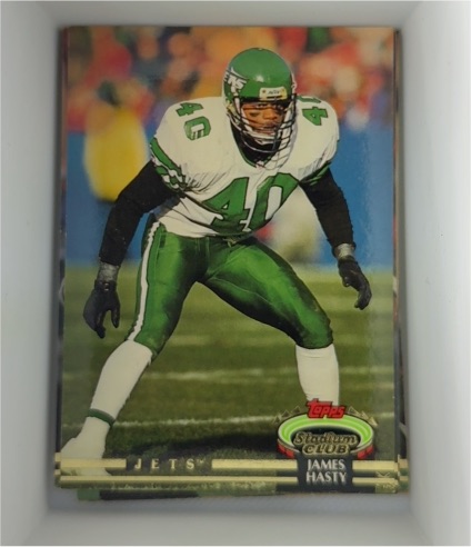 1993 Topps Stadium Club #unknown James Hasty — front
