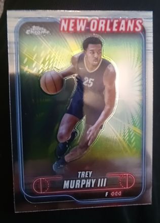 2024-25 Topps Chrome #144 Trey Murphy III — front
