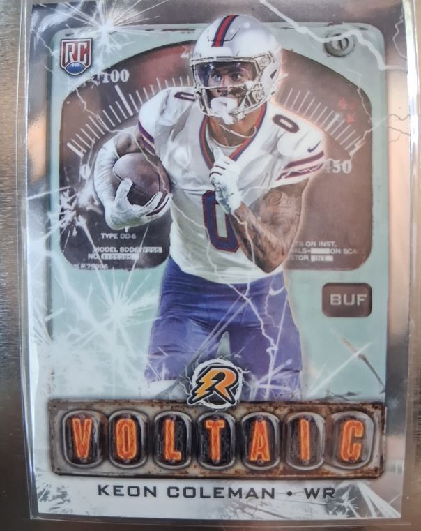2024 Topps Resurgence #V-11 Keon Coleman Voltaic Rookie — front