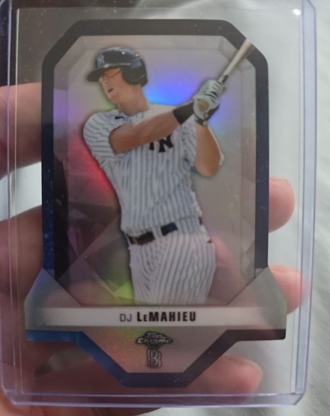 2021 Topps Chrome Ben Baller #BD-8 DJ LeMahieu — front