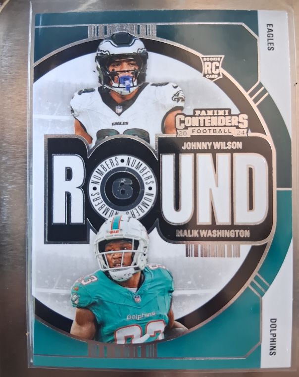 2024 Panini Contenders Round Numbers #20 Johnny Wilson Malik Washington — front