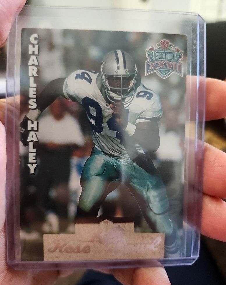 1993 Heads & Tails SB XXVII #SB22 Charles Haley — front