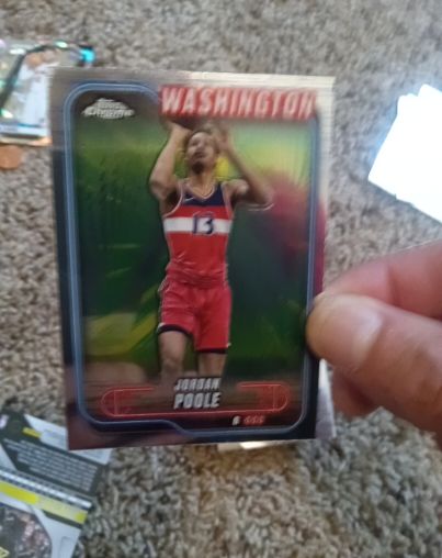 2024-25 Topps Chrome #8 Jordan Poole — front