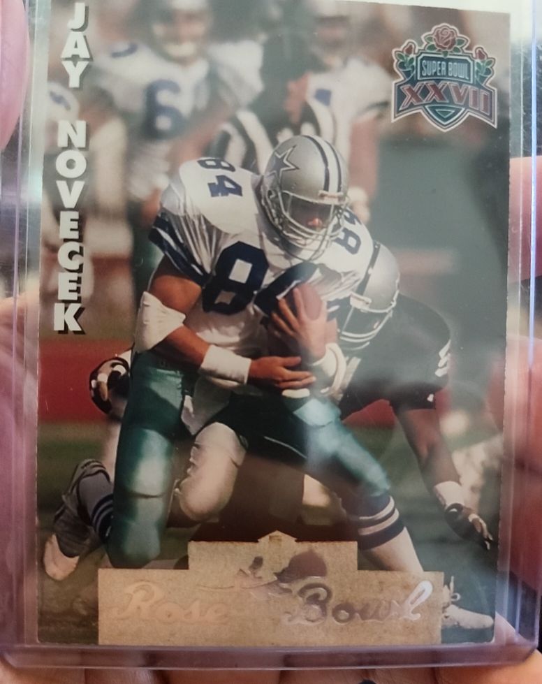 1993 Heads & Tails SB XXVII #SB25 Jay Novacek — front
