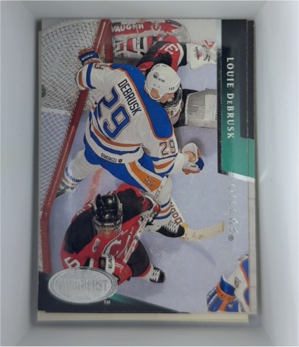 1993-94 Parkhurst Emerald Ice #E-29 Louie DeBrusk — front