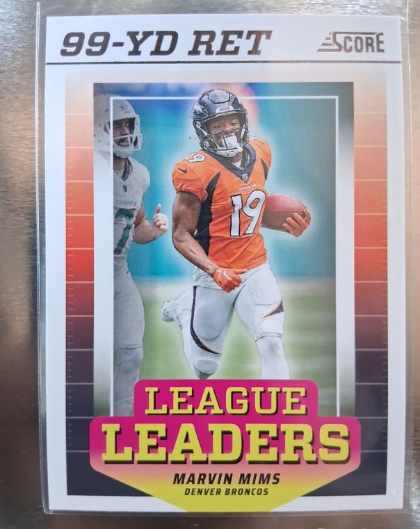 2024 Score League Leaders #LL-MMS Marvin Mims — front