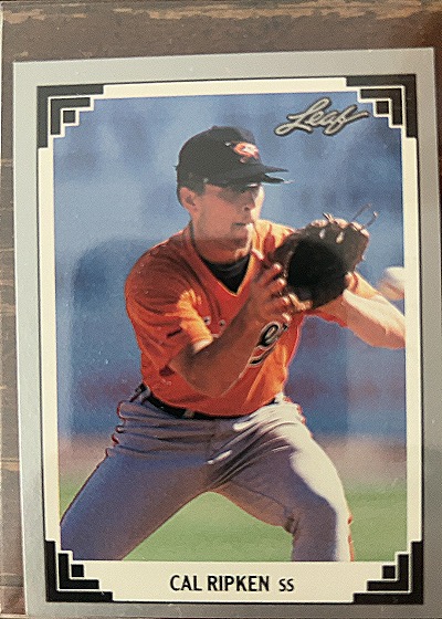 1991 Leaf #430 Cal Ripken — front