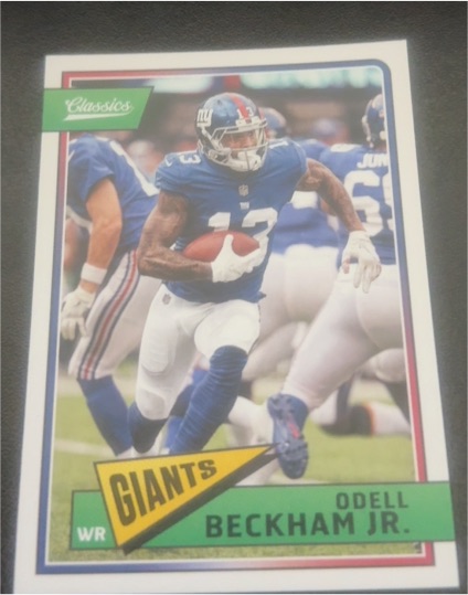 2018 Panini Classics #66 Odell Beckham Jr. — front