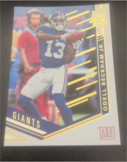 2018 Panini Donruss Elite #6 Odell Beckham Jr. — front