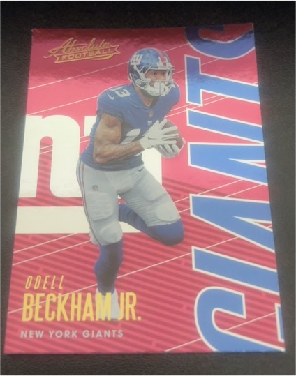 2018 Panini Absolute #73 Odell Beckham Jr. — front