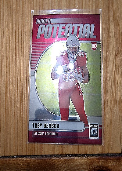 2024 Panini Donruss Optic #10 Trey Benson Hidden Potential — front