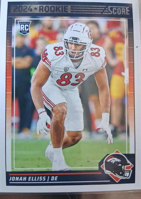 2024 Panini Score #371 Jonah Elliss — front