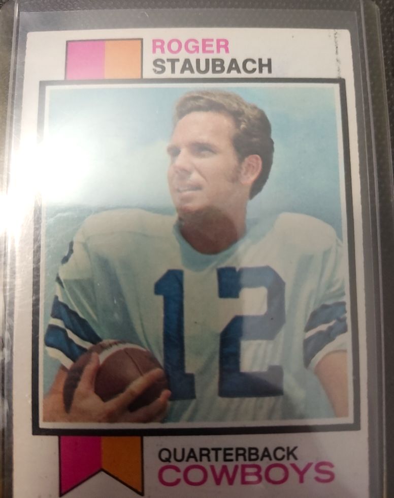 1973 Topps #475 Roger Staubach — front