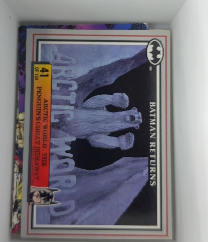 1992 Dynamic Marketing Batman Returns #41 Arctic World - The Penguin's Chilly Hideaway — front