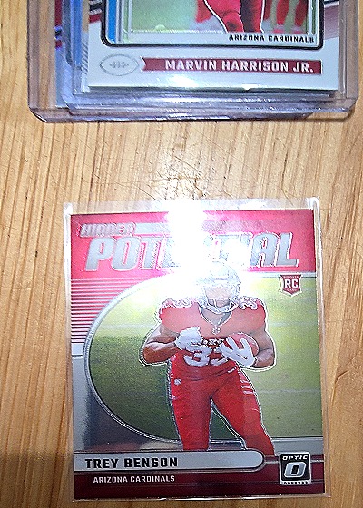 2024 Panini Donruss Optic #10 Trey Benson Hidden Potential Rookie Card — front