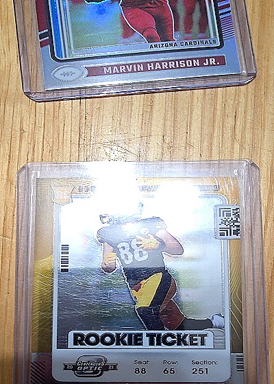 2021 Panini Contenders Optic Rookie Ticket #unknown Pittsburgh Steelers Player — front