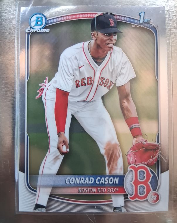 2025 Bowman Chrome Prospects #BCP-130 Conrad Cason — front