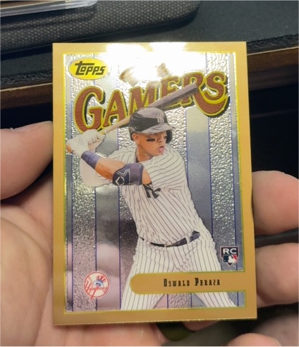 2023 Topps Finest Flashbacks Gamers #41 Oswald Peraza — front