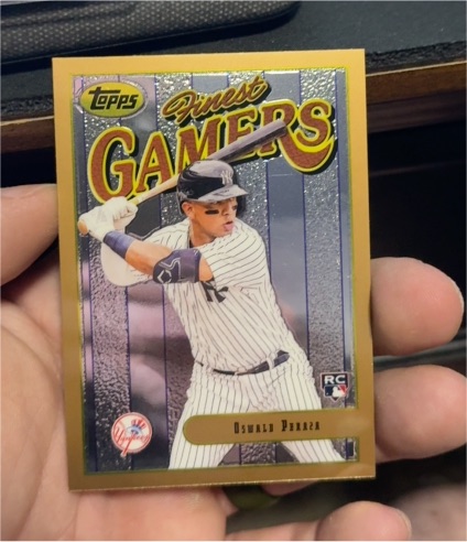 2023 Topps Finest Flashbacks Gamers #41 Oswald Peraza — front