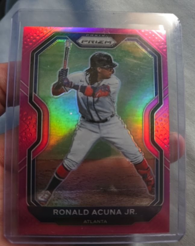 2021 Panini Prizm #7 Ronald Acuna Jr. — front