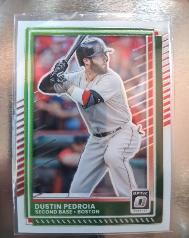 2025 Donruss Optic #28 Dustin Pedroia — front