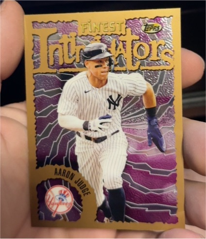 2023 Topps Finest Flashbacks #73 Aaron Judge — front