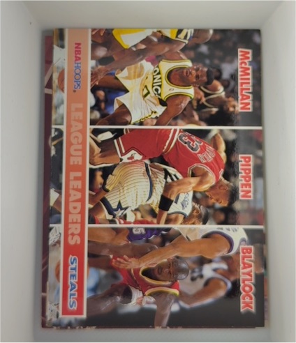 1994 Hoops League Leaders #258 Scottie Pippen — front