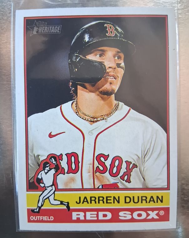 2025 Topps Heritage #220 Jarren Duran — front