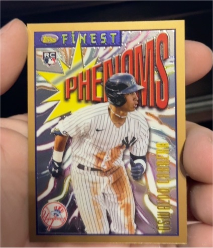 2023 Topps Finest Flashbacks #28 Oswaldo Cabrera — front