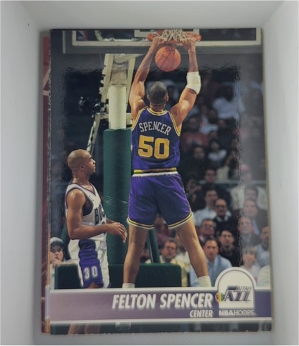 1994-95 NBA Hoops #213 Felton Spencer — front