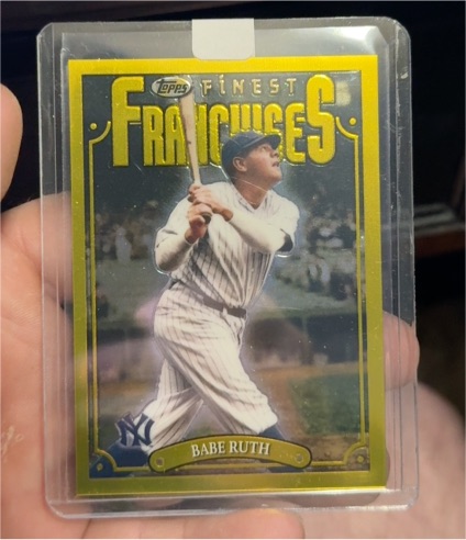 2023 Topps Finest Flashbacks #195 Babe Ruth — front
