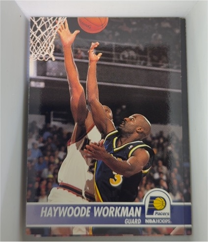 1994 NBA Hoops #3 Haywoode Workman — front