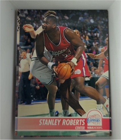 1993 NBA Hoops Stanley Roberts — front