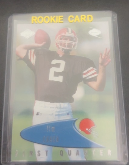 1999 Collector's Edge Odyssey #38 Tim Couch Rookie First Quarter — front
