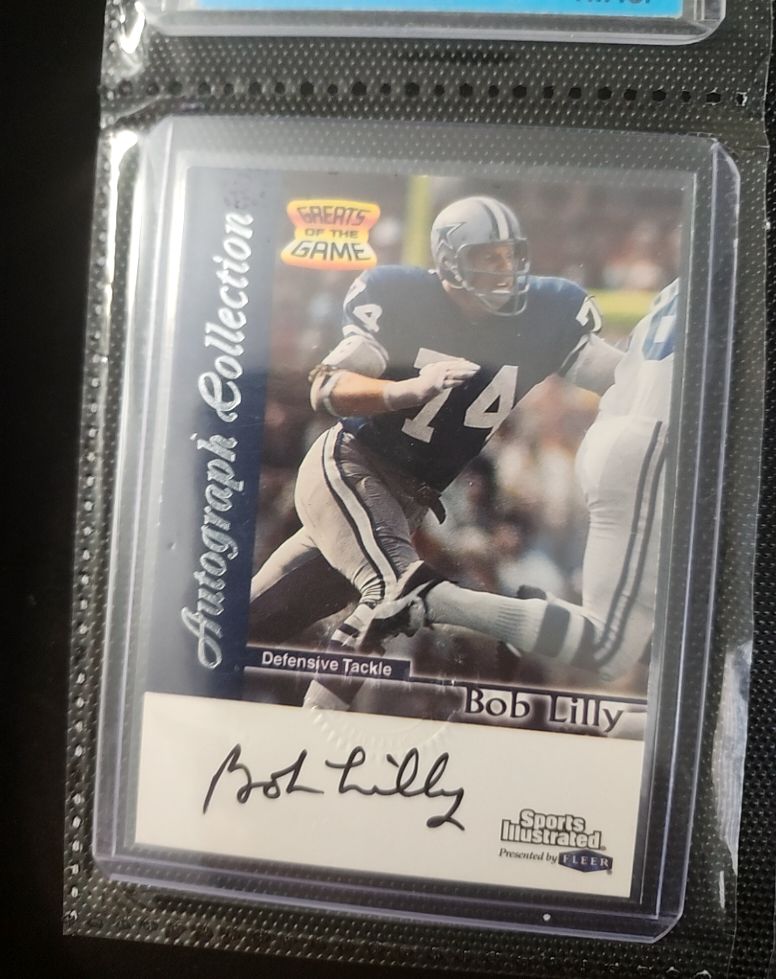 1999 Fleer Sports Illustrated Greats of the Game #2 Bob Lilly — front