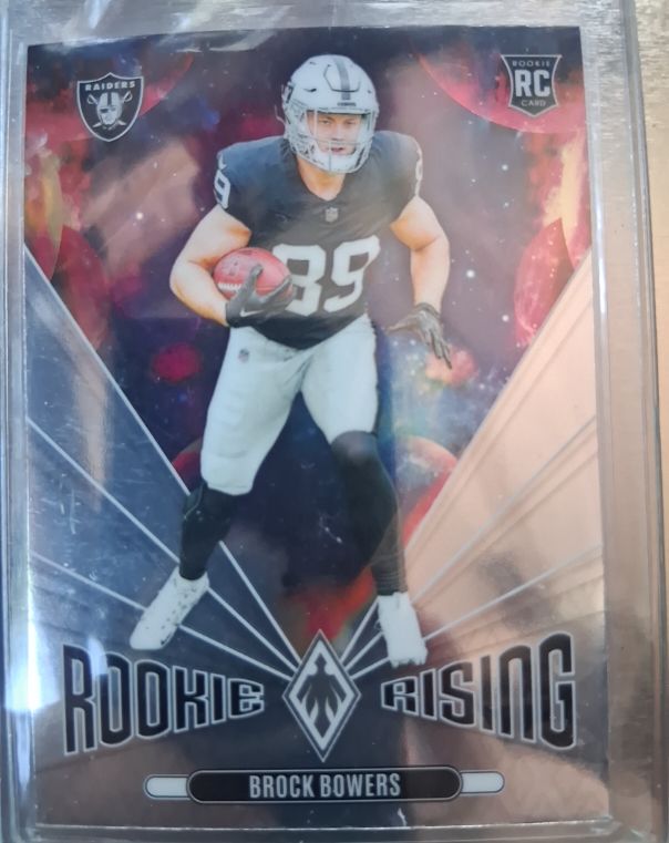 2024 Panini Phoenix Rookie Rising #RR-BBS Brock Bowers — front