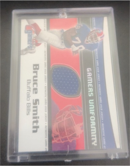 2000 Fleer Gamers Uniformity Bruce Smith — front