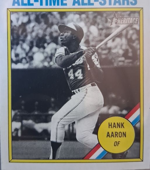 2025 Topps Heritage #346 Hank Aaron — front