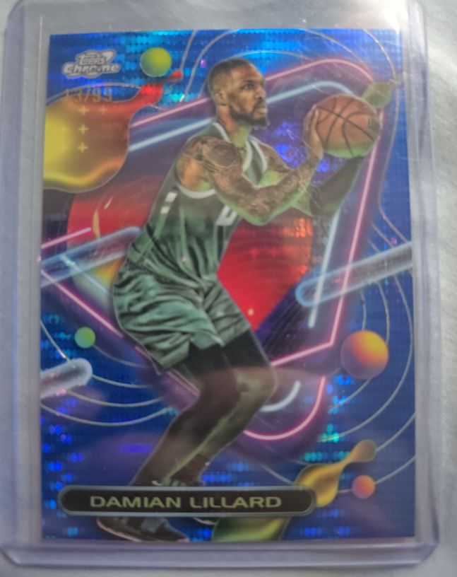 2023-24 Topps Chrome Cosmic #41 Damian Lillard — front