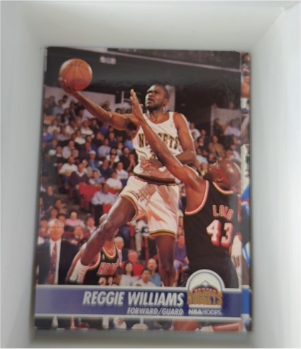 1994-95 NBA Hoops #244 Reggie Williams — front