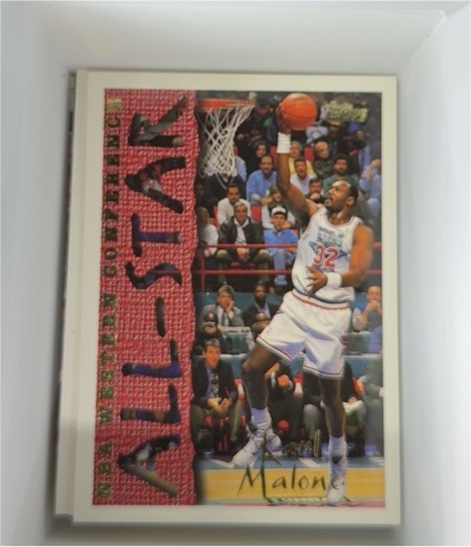 1994-95 Topps #185 Karl Malone All Star — front
